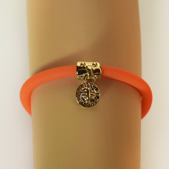 Marc Jacobs Charm Rubber Bracelet in Orange - Picture 5 of 5